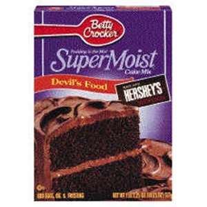 Betty Crocker Cake Mix Devils Food   12 Pack  Grocery 