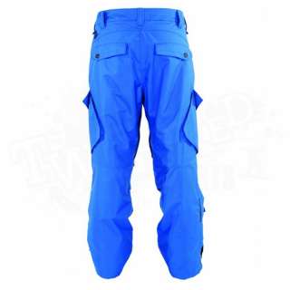 New 2012 Sessions Mens Achilles Snowboard Pants Blue Royale   Size XX 