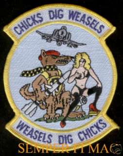 4G WILD WEASEL PATCH HARMED SADDAM 3552 US AIR FORCE  