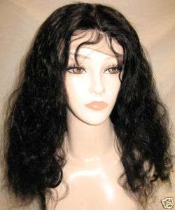 100% INDIAN REMY 18 #1B LACE FRONT WIG BODY WAVE  
