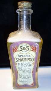 Vintage S&S Hair Shampoo from 1900s never opened ( Barber Shop 