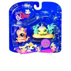    Littlest Pet Shop Pet Pairs Octopus & Green Fish Toys & Games