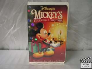 Mickeys Once Upon a Christmas (VHS, 1999) 786936097245  