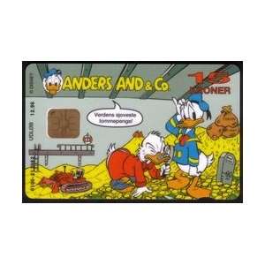 Disney Collectible Phone Card: 15k Scrooge McDuck & Donald Duck Disney 