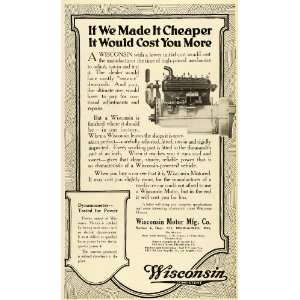   Engine Dynamometer Vehicle Parts   Original Print Ad