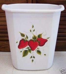 HP STRAWBERRY WASTE PAPER BASKET/NEW DESIGN BY MB  