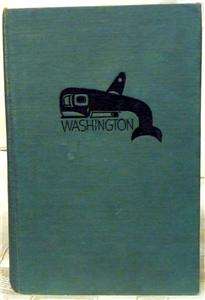 RARE 1941 1ST WASHINGTON STATE WPA LARGE FOLDING MAP SEATTLE WORK 
