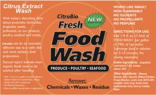 CitroBio Fresh Food Wash Stops Food Poisoning Salmonela  