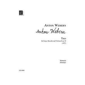    STRING TRIO, OP. 20 (0803452022985) ANTON VON WEBERN Books