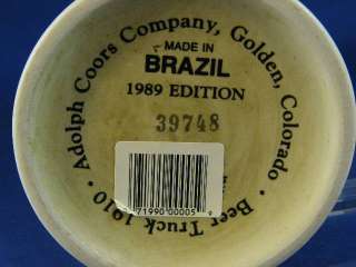 made in brazil by ceramarte this adolph coors company 1989 annual 