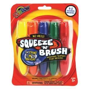  Elmers Squeeze N Brush Washable Tempera Paint Brushes 