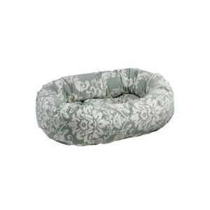   Bowsers Donut Dog Bed extra large pewter bones  color : Pet Supplies