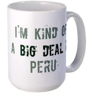  Big deal in Peru Travel Large Mug by  Everything 