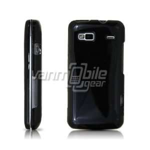 VMG Black Premium Hard 2 Pc Glossy/Smooth 2 Pc Snap On Plastic Case 