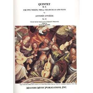  Dvorak: Piano Quintet In A Major, Op. 81/Masters: Musical 