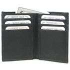 100% Genuine Leather Wallet Credit Card Holder BK # 515