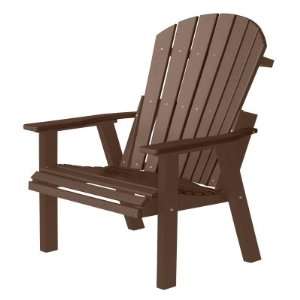  2 Comfo Back Resin Chair   Chocolate Brown Patio, Lawn & Garden