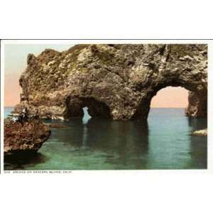 Reprint Santa Barbara CA   Arches on Anacapa Island 1900 1909  