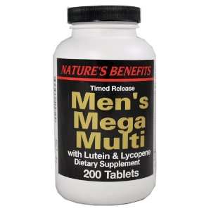   Tablets Mens Mega Multi Vitamin Lutein and Lycopene