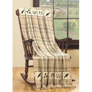  Country Sampler Cotton Throw: Home & Kitchen