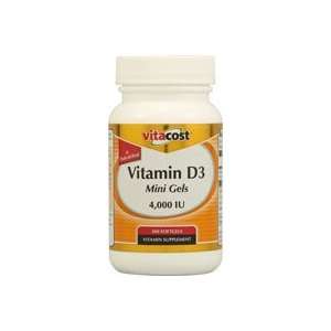  Vitacost Vitamin D3 (as Cholecalciferol)    4000 IU   100 