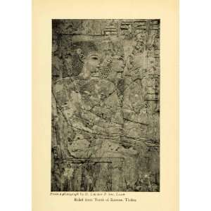 com 1931 Print Thebes Egypt Tomb Ramose Relief Ancient Hieroglyphics 