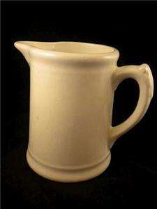Old W.S. GEORGE HOTEL Pottery Stoneware PITCHER Ironstone ~ Heavy 