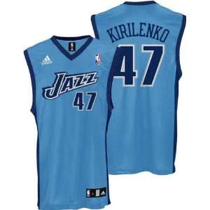  Andrei Kirilenko Jersey adidas Blue Replica #47 Utah Jazz 