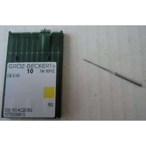 Groz Beckert Embroidery DBXK5 Titanium RG Tip Round Needles Nm 80/12 