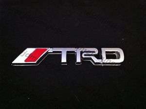 TRD Emblem Badge JDM TOYOTA LEXUS SCION TOMS VVTi  
