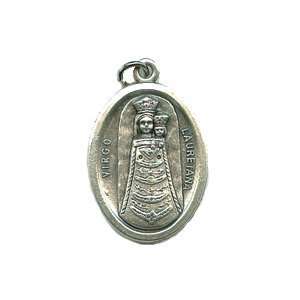  Virgin Loreto Oxidized Medal   MADE IN ITALY Jewelry