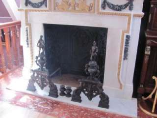 HAND CARVED BEAUTIFUL MARBLE FIREPLACE MANTEL FO006  
