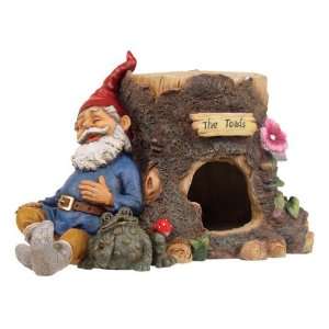  Gnome Sleeping on Toad House Patio, Lawn & Garden