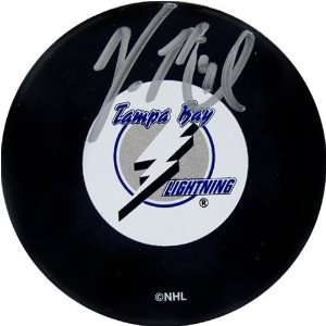 Vincent Lecavalier Tampa Bay Lightning Autograph Puck