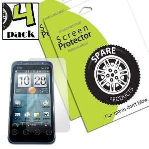  Spare Products (4 Pack) of HTC EVO Shift Screen Protectors 