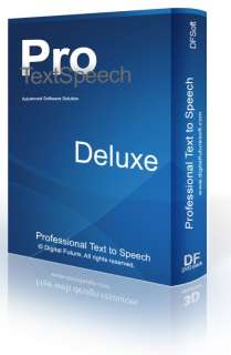 Text to Speech Software and 2 Voices (Deluxe Version)  