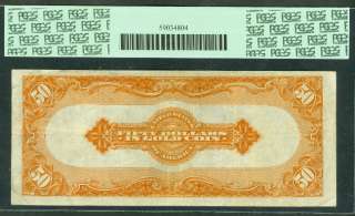 50.00 Gold Certificate, 1913, Fr. #1198, PCGS grade 25VF  