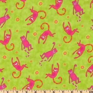  44 Wide Animal Party Quilts For Kids Monkeys Spring Fabric 