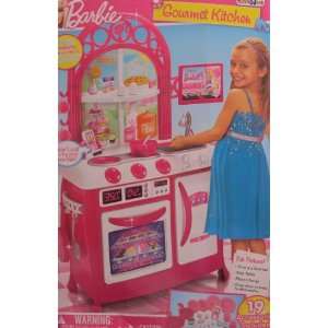  Barbie CHILD Size GOURMET KITCHEN Playset w SOUNDS & 19 