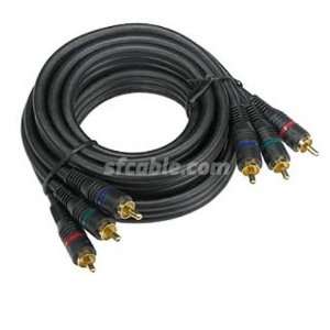  50ft 3 RCA M/M Component Video Cable Gold Plated 