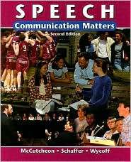 Speech Communication Matters, (0658013351), Randall McCutcheon 