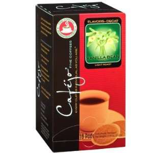  Cafejo Decaf Vanilla Bean Coffee Pods. 12 boxes (216 Count 