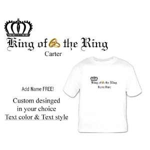 Custom Personalized Ring Bearer Shirt King of the Ring 2 Great Bridal 