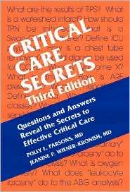 Critical Care Secrets, (1560535075), Polly E. Parsons, Textbooks 