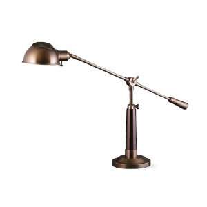  Lighting Enterprises Bridge Table Lamp, Dark Antique Brass 