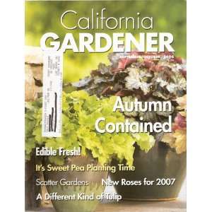    California Gardener September / October 2006 Gary Jones Books