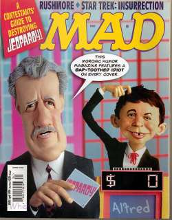 Mad Magazine #380 VF/NM Unfolded Jeopardy Alex Trebek  