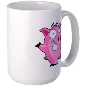  Large Mug Coffee Drink Cup Pig Cartoon: Everything Else