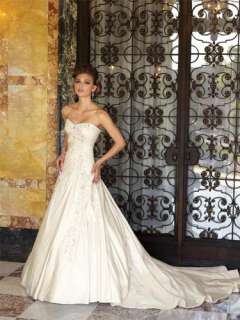 Y1810 Alexandria Strapless Bridal Wedding Dress + Gift  