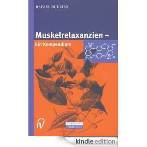  Muskelrelaxanzien Ein Kompendium eBook Rafael Dudziak 